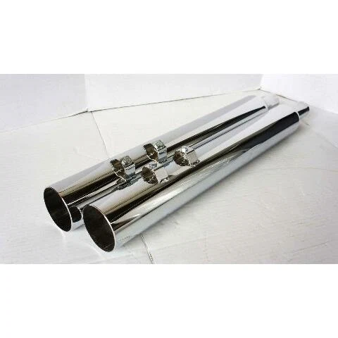 95-16 Harley Electra Glide Straight Cut Slip On Muffler 2 Baffle